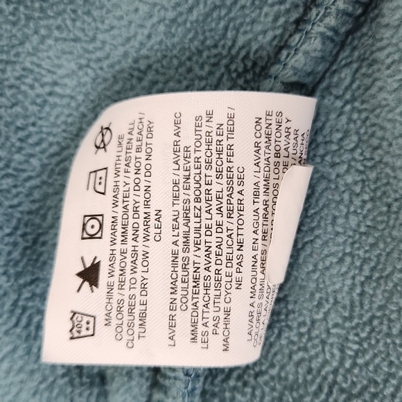 NIKE Boys xl zip front jacket with hood in beautiful blue/grey color - Picture 3 of 10